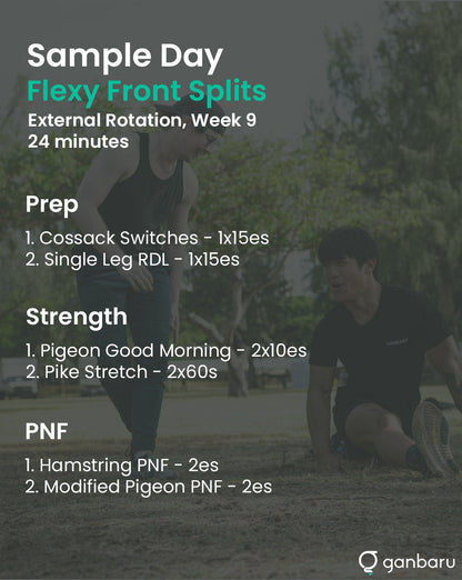 Flexy Front Splits - Ganbaru Method