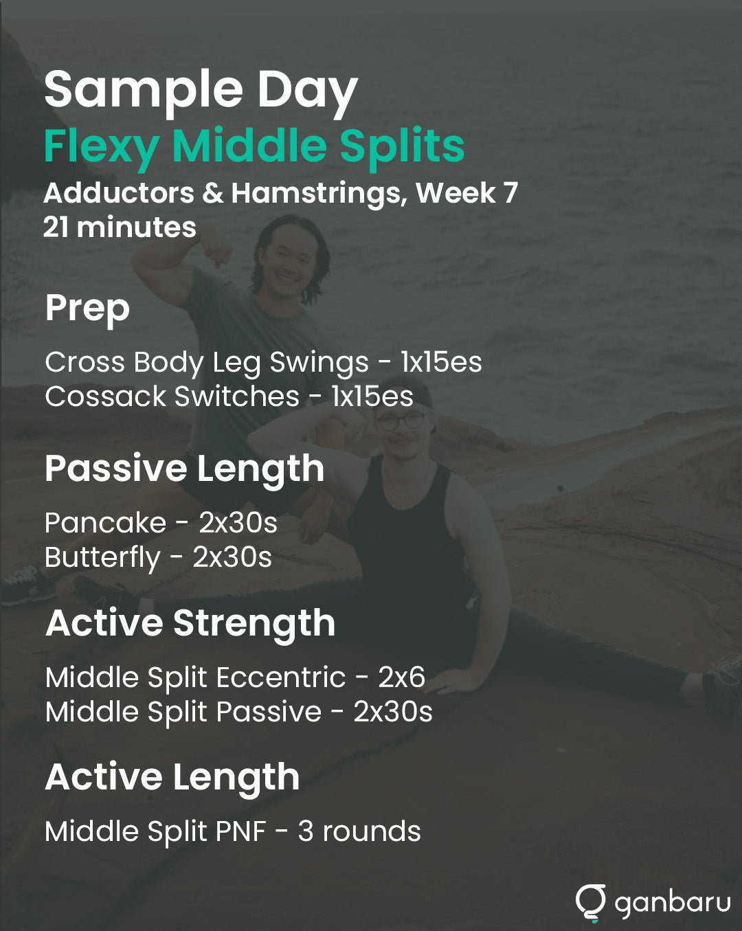 Flexy Middle Splits - Ganbaru Method