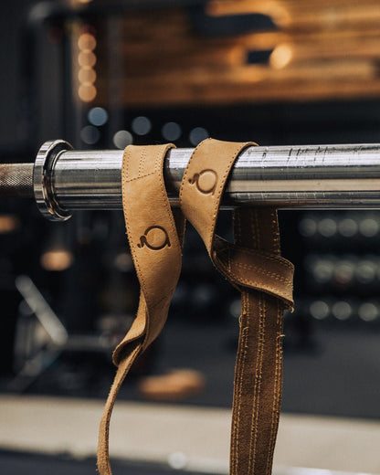 Leather Lifting Straps - Ganbaru Method